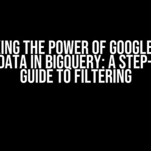 Unlocking the Power of Google Public Patent Data in BigQuery: A Step-by-Step Guide to Filtering